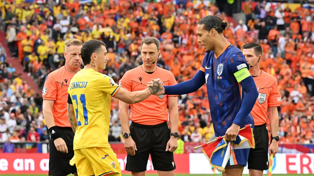 Разгромом завершился матч Румыния - Нидерланды на Евро-2024