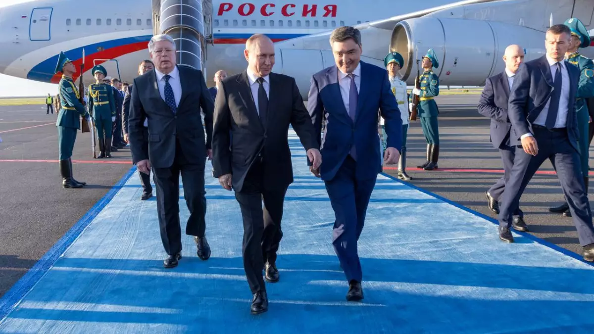 Владимир Путин Астанаға келді