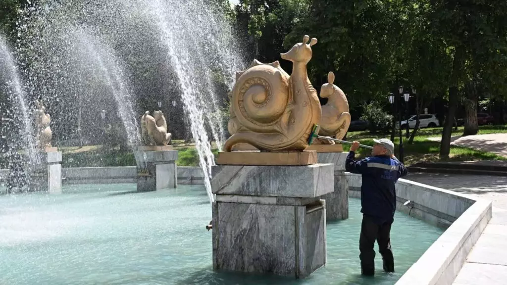В Алматы два частных фонтана передадут в коммунальную собственность.