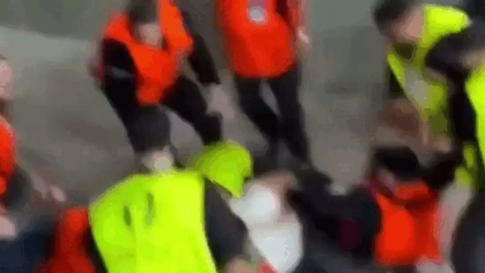 Нападение стюардов на фанатов после промаха Роналду на Евро-24