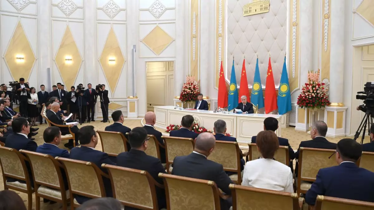 Объем китайских инвестиций в экономику Казахстана вырос на 16 % и достиг 1,8 млрд долларов в 2023 году
