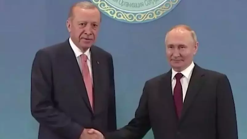 Астанада Ердоған мен Путин кездесу өткізді