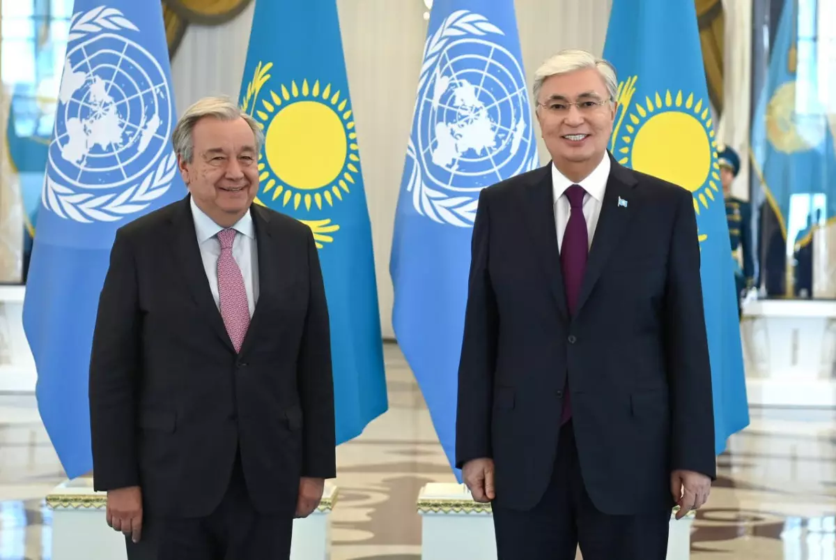 Состоялись переговоры Касым-Жомарта Токаева с Генеральным секретарём ООН