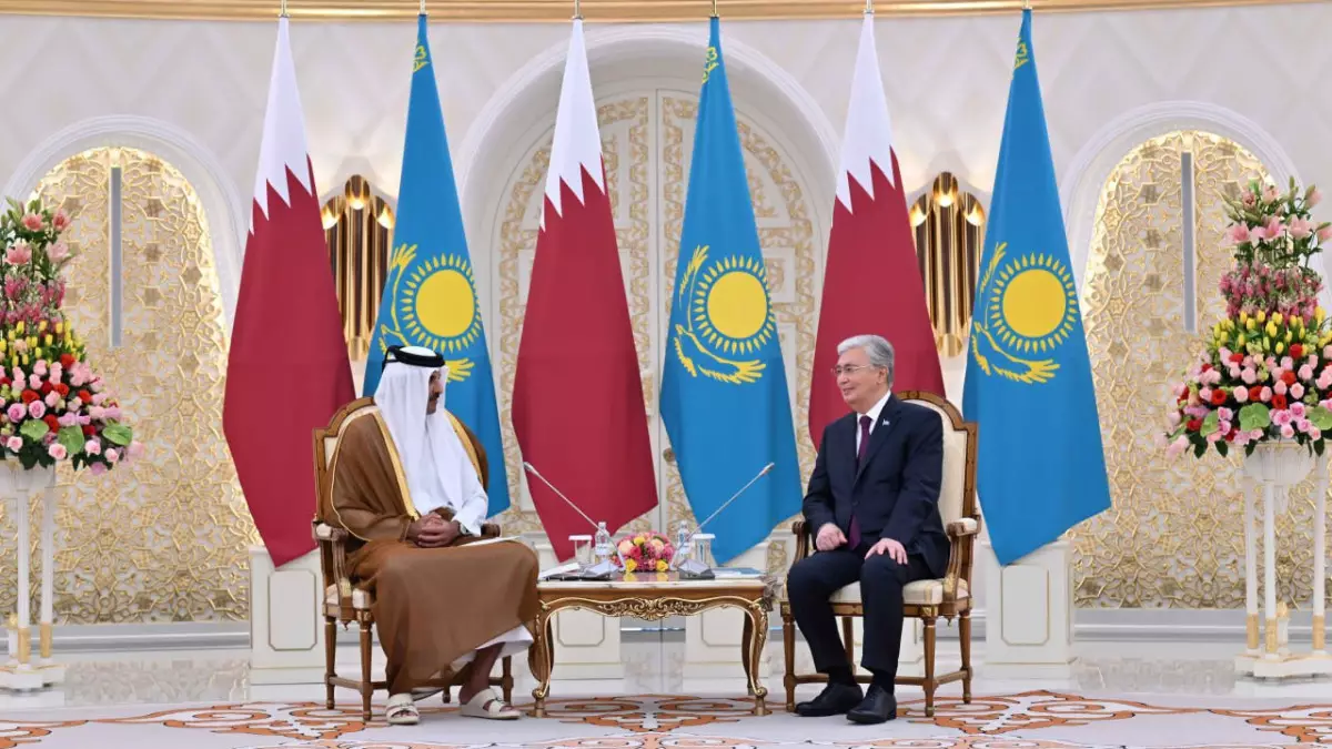 Президент Казахстана и Эмир Катара обсудили перспективы укрепления двусторонних связей