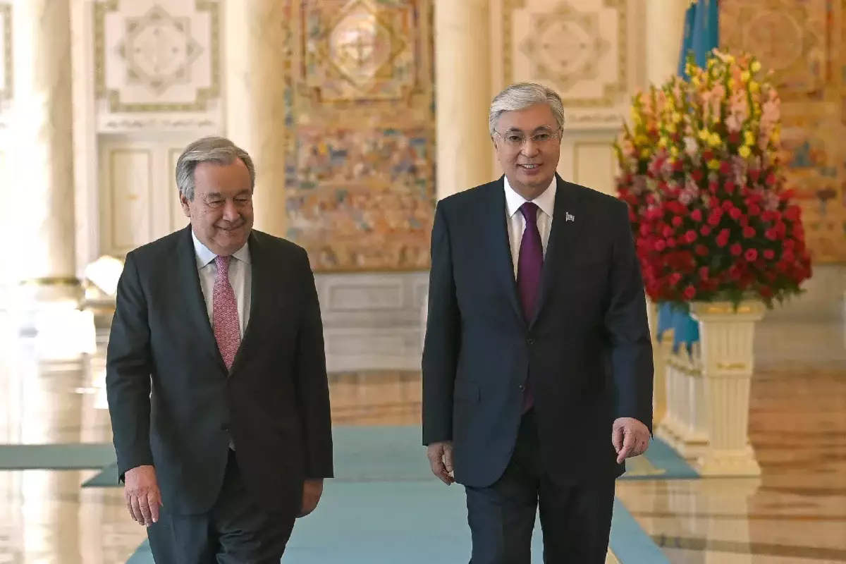 Генсек ООН: «Казахстан служит ярким примером последовательной борьбы за мир»