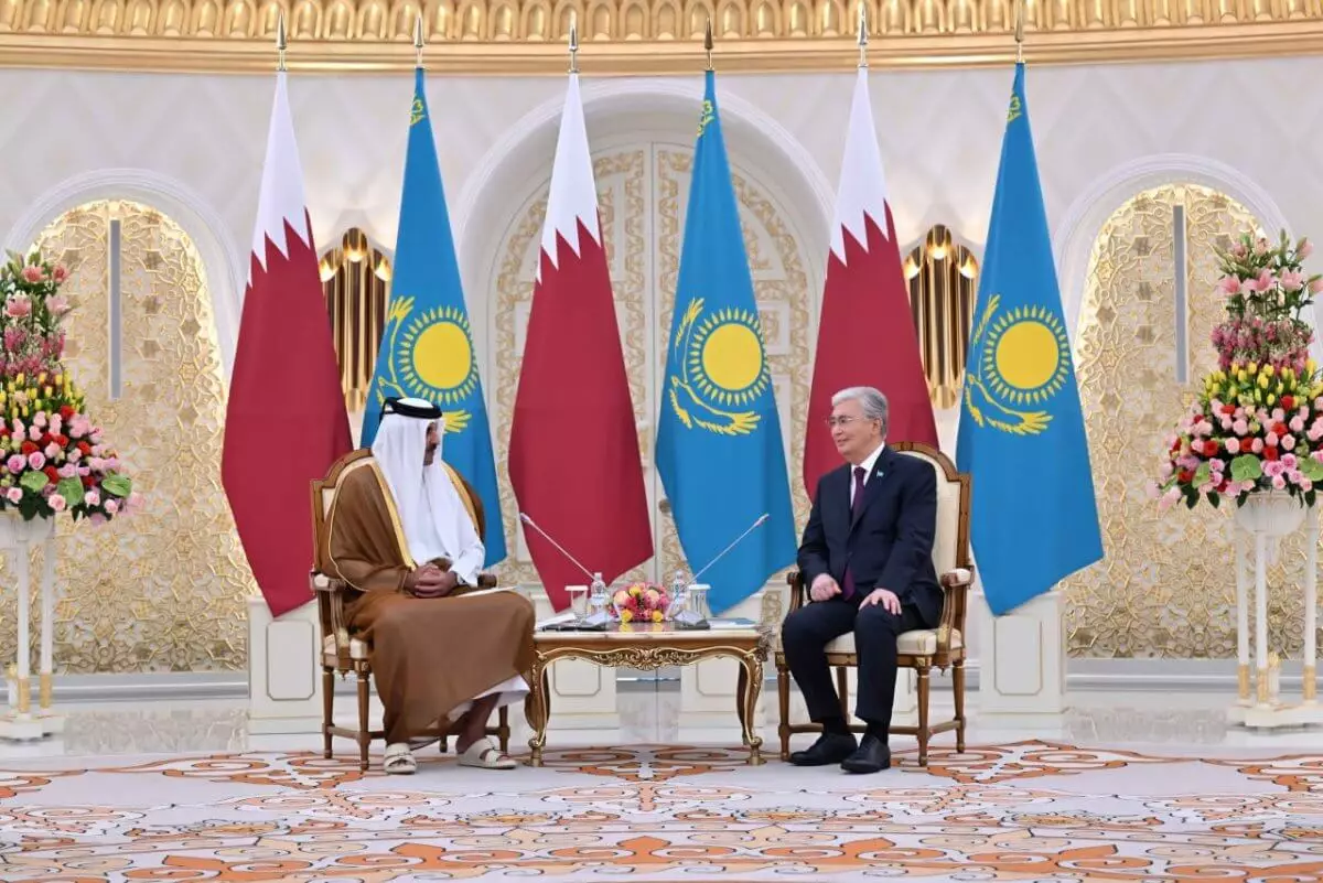 Токаев провел встречу с эмиром Катара в Астане