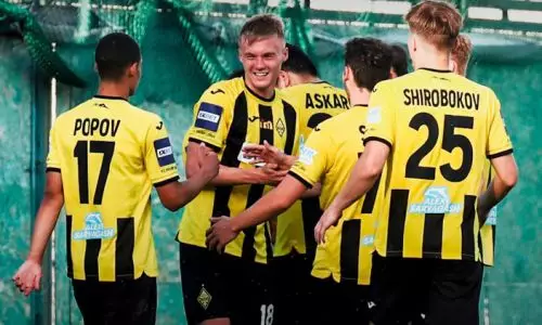 Молодежка «Кайрата» победила «Акжайык» в матче Первой лиги