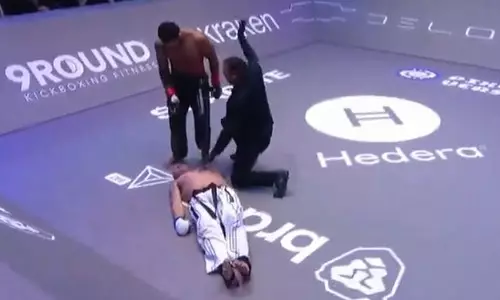 Экс-боец UFC проиграл жутким нокаутом. Видео