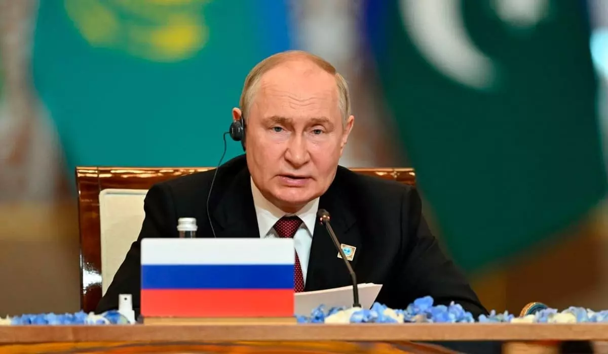 Путин поблагобарил ШОС за участие в урегулировании украинского конфликта