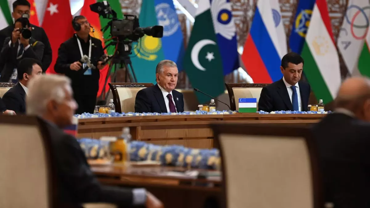 Создать в Ташкенте центр климатических исследований ШОС предложил глава Узбекистана Шавкат Мирзиёев