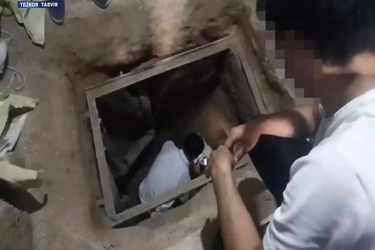Қазақ-өзбек шекарасында дәрі-дәрмек таситын тоннель анықталды (ВИДЕО)