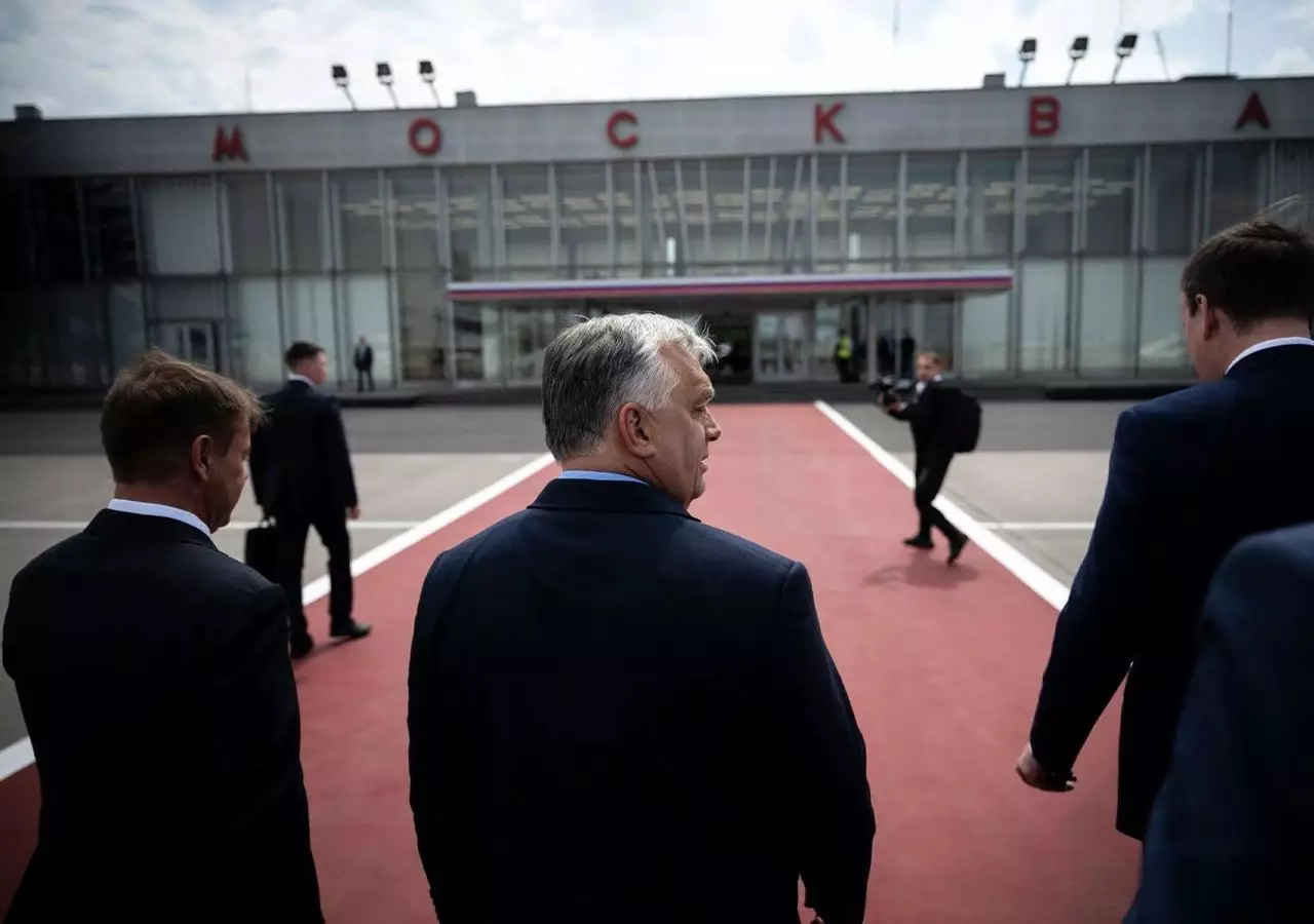 Виктор Орбан прилетел в Москву для встречи с Путиным