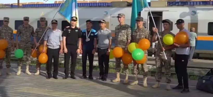 Третье место на военно-спортивном чемпионате  в Беларуси занял военнослужащий области Абай