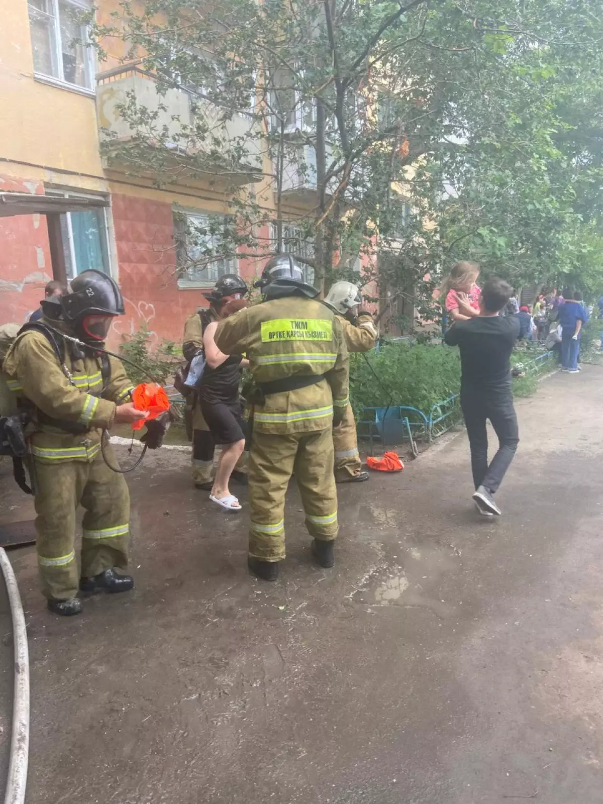 14 человек спасли из огня в Акмолинской области