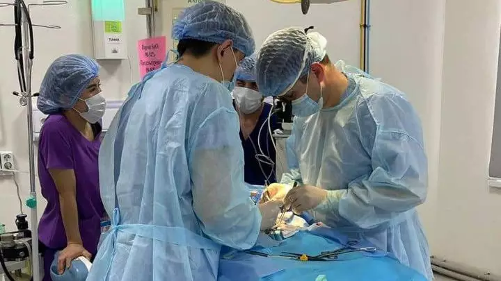 Түркістан облысында алғаш рет жаңа туған нәрестенің жүрегіне операция жасалды