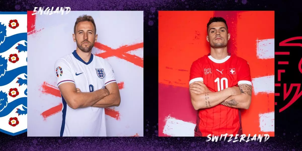 Англия - Швейцария: прогноз на матч ЕВРО-2024