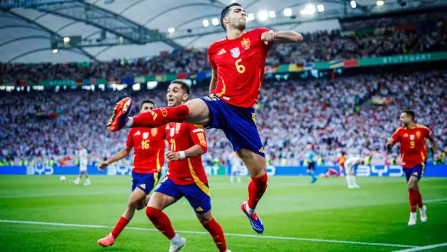 Вот это совпадение! Герой сборной Испании на Евро-2024 повторил легендарное празднование: видео