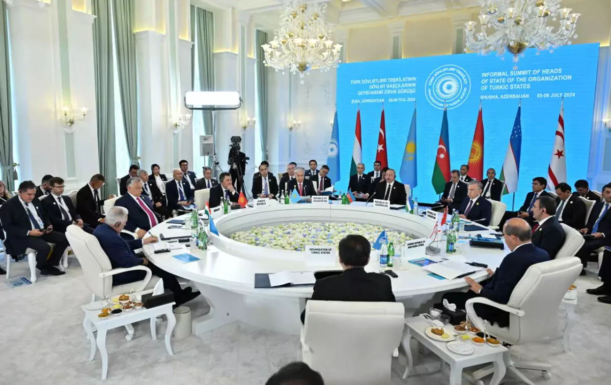 Экологические проблемы Каспия и Арала затронул Токаев, выступая на саммите в Азербайджане