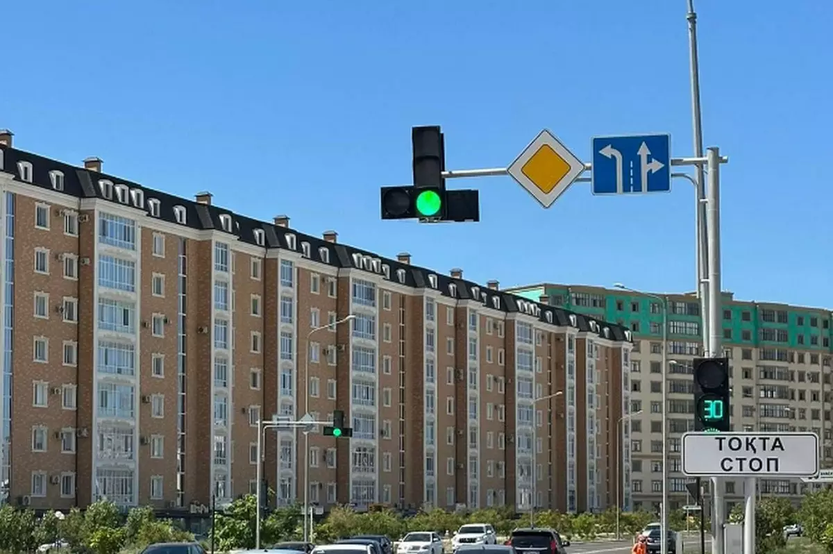 Дополнительные светофоры появились в новых микрорайонах Актау