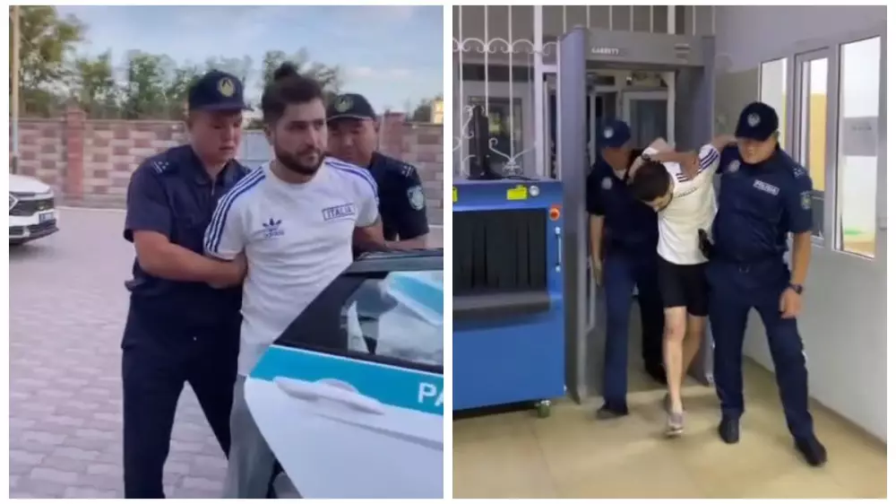 Оказавшего неповиновение полицейским пассажира арестовали на 10 суток в Алматинской области