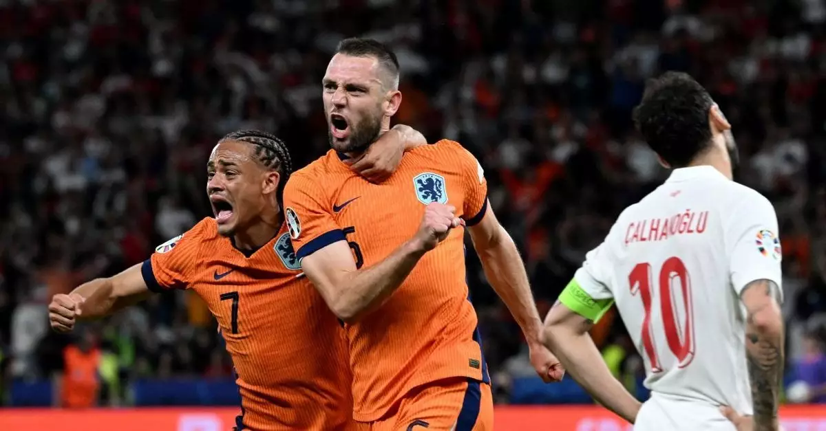 Сборная Нидерландов одержала волевую победу над Турцией и вышла в полуфинал Евро-2024