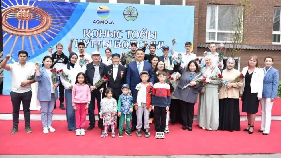 20 семей стали обладателями жилья в городе Косшы