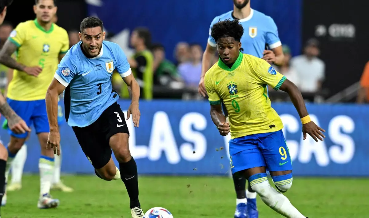 Бразилия проиграла Уругваю в четвертьфинале Кубка Америки