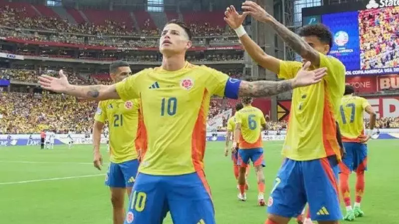 Колумбия құрамасы Америка кубогының ширек финалына шықты