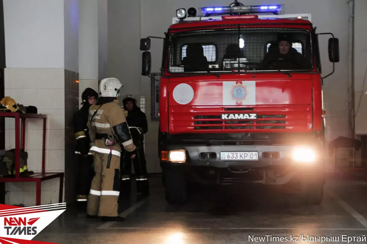 Пожар вспыхнул на одной из фабрик Улытауской области