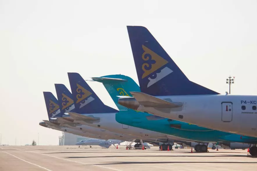 5,5 млн человек слетали казахстанскими авиакомпаниями с начала года