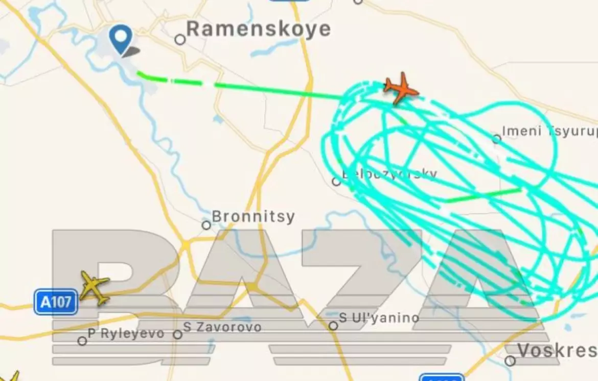 Самолёт «Газпрома» рухнул в Подмосковье