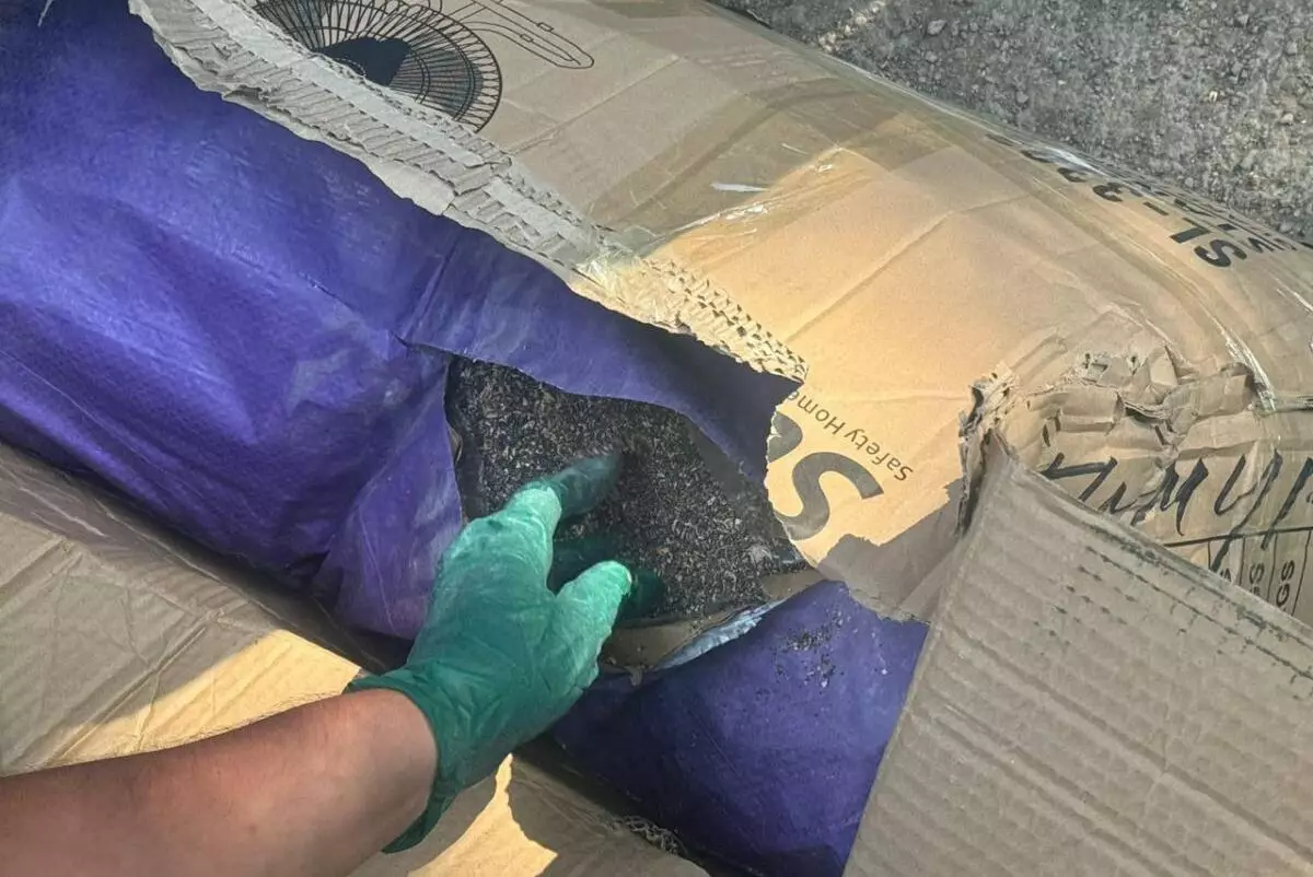 250 кг маковой соломки обнаружили в авто полицейские в Караганде
