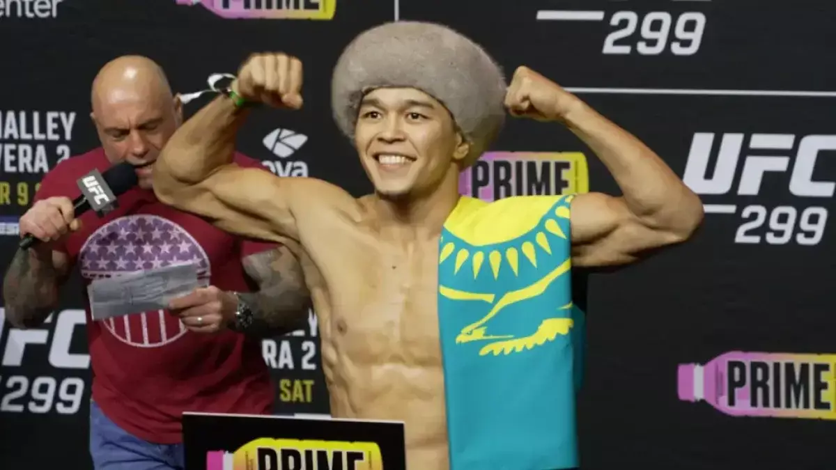 Казахстанец Асу Алмабаев попал в топ рейтинга UFC