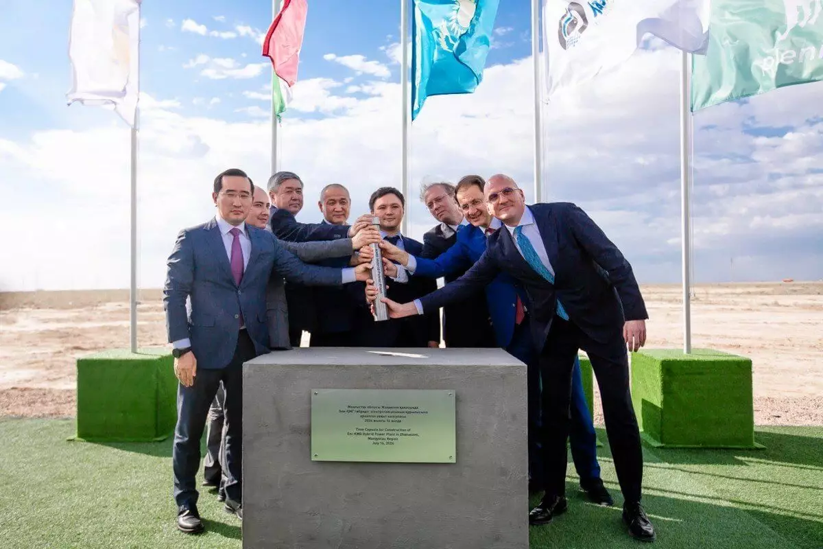 КМГ и Eni начали строительство гибридной электростанции на западе Казахстана