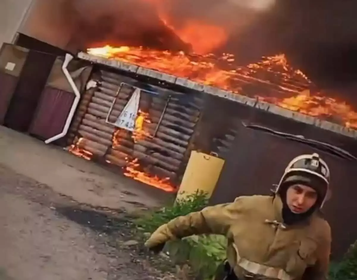 Баня и медучреждение загорелись в Кокшетау