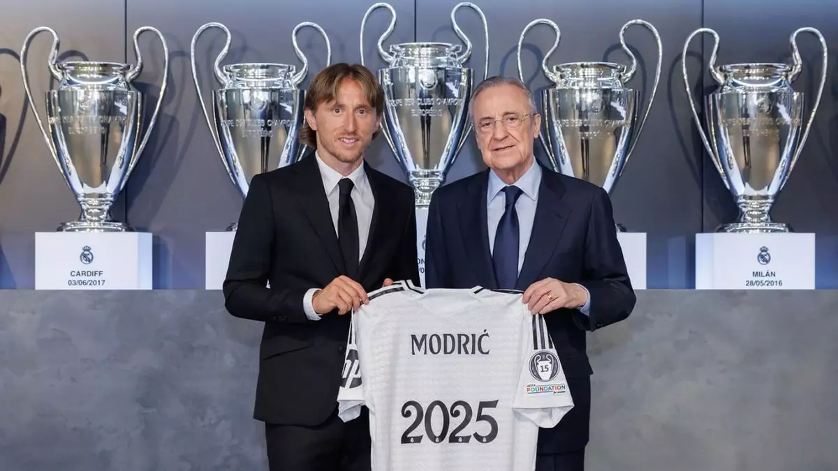 «Реал» продлил контракт с Лукой Модричем до лета 2025 года