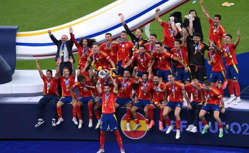 Испания поднялась на пять мест в рейтинге ФИФА после победы на Евро