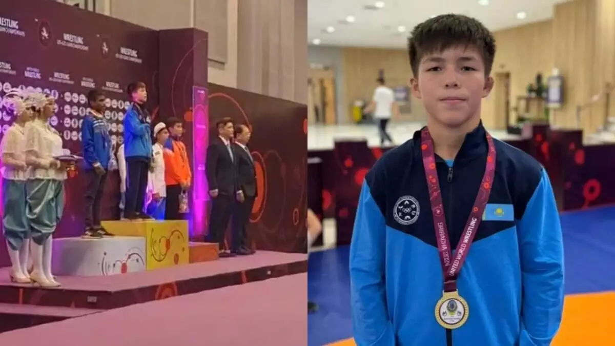 15 жастағы қазақстандық балуан Азия чемпионы атанды