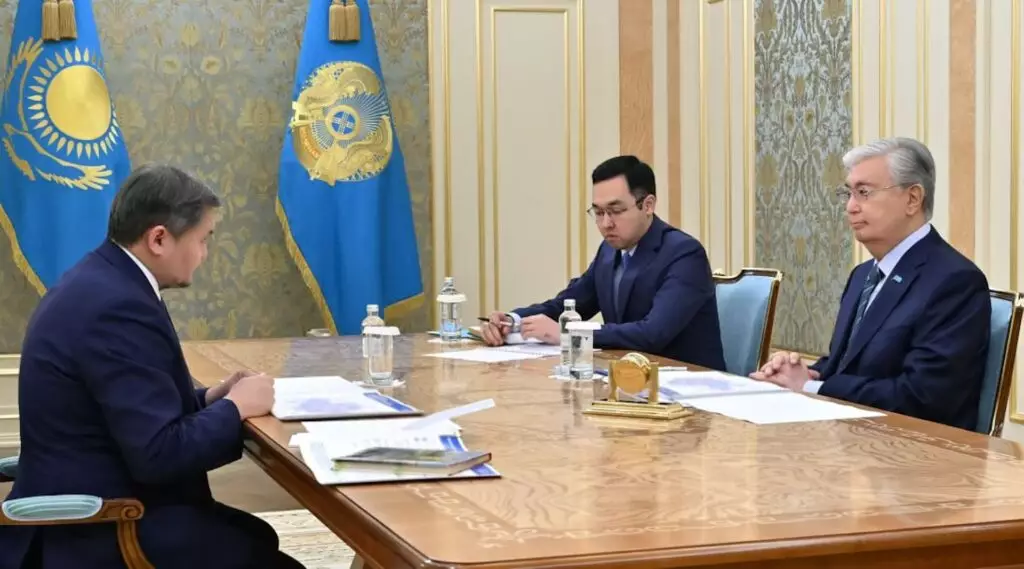 Токаев принял министра науки и высшего образования Нурбека