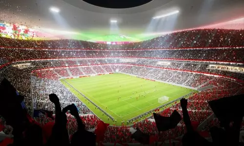 Появились первые фото крупнейшего в мире футбольного стадиона