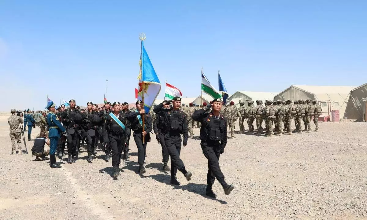 Танцевальный баттл между военнослужащими Казахстана и Таджикистана прошел в Мангистау