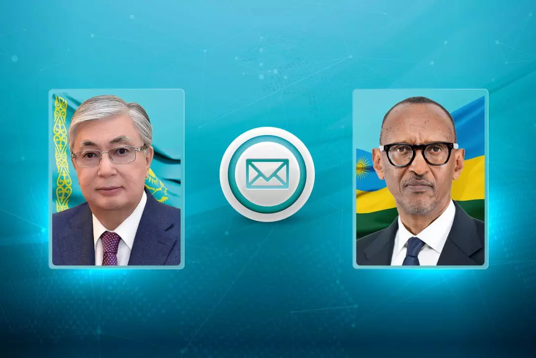 Токаев поздравил президента Руанды с переизбранием