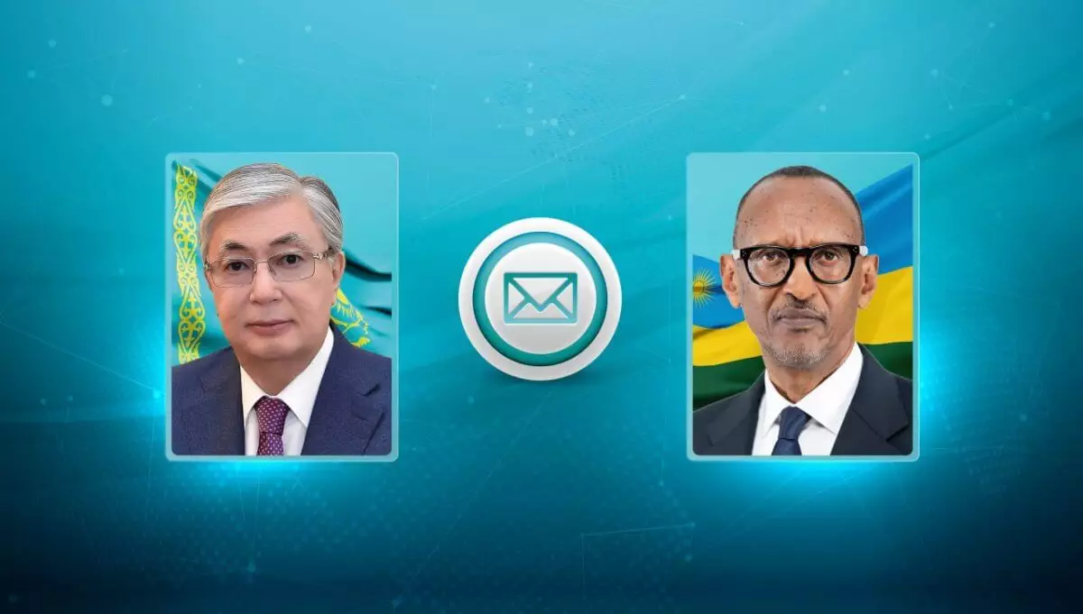Токаев поздравил президента Руанды Полю Кагаме с переизбранием