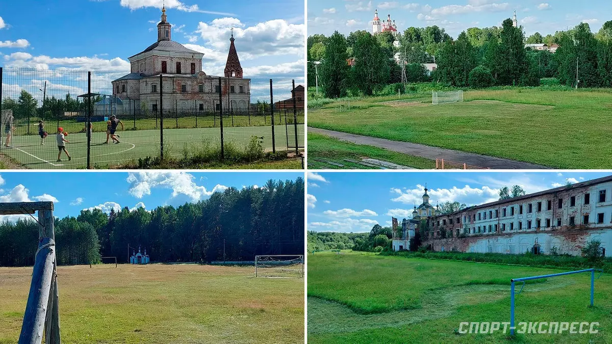 Дивные футбольные поля у заброшенных храмов Русского Севера. Грустно и красиво