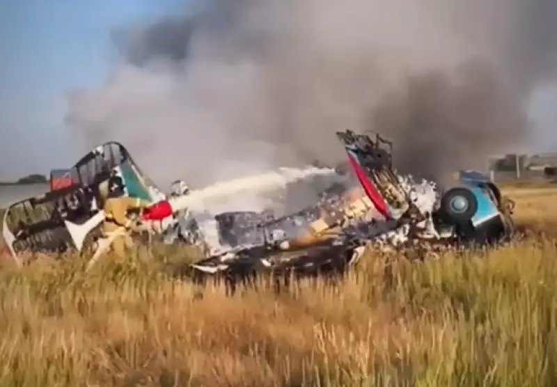 Самолет потерпел крушение в Акмолинской области