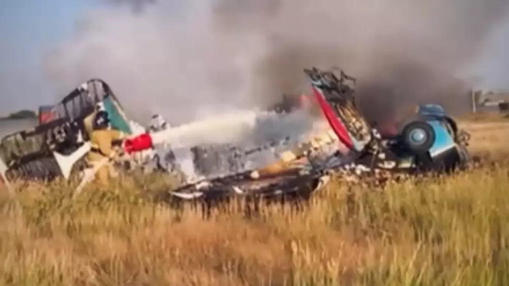 Самолет АН-2 потерпел крушение в Акмолинской области