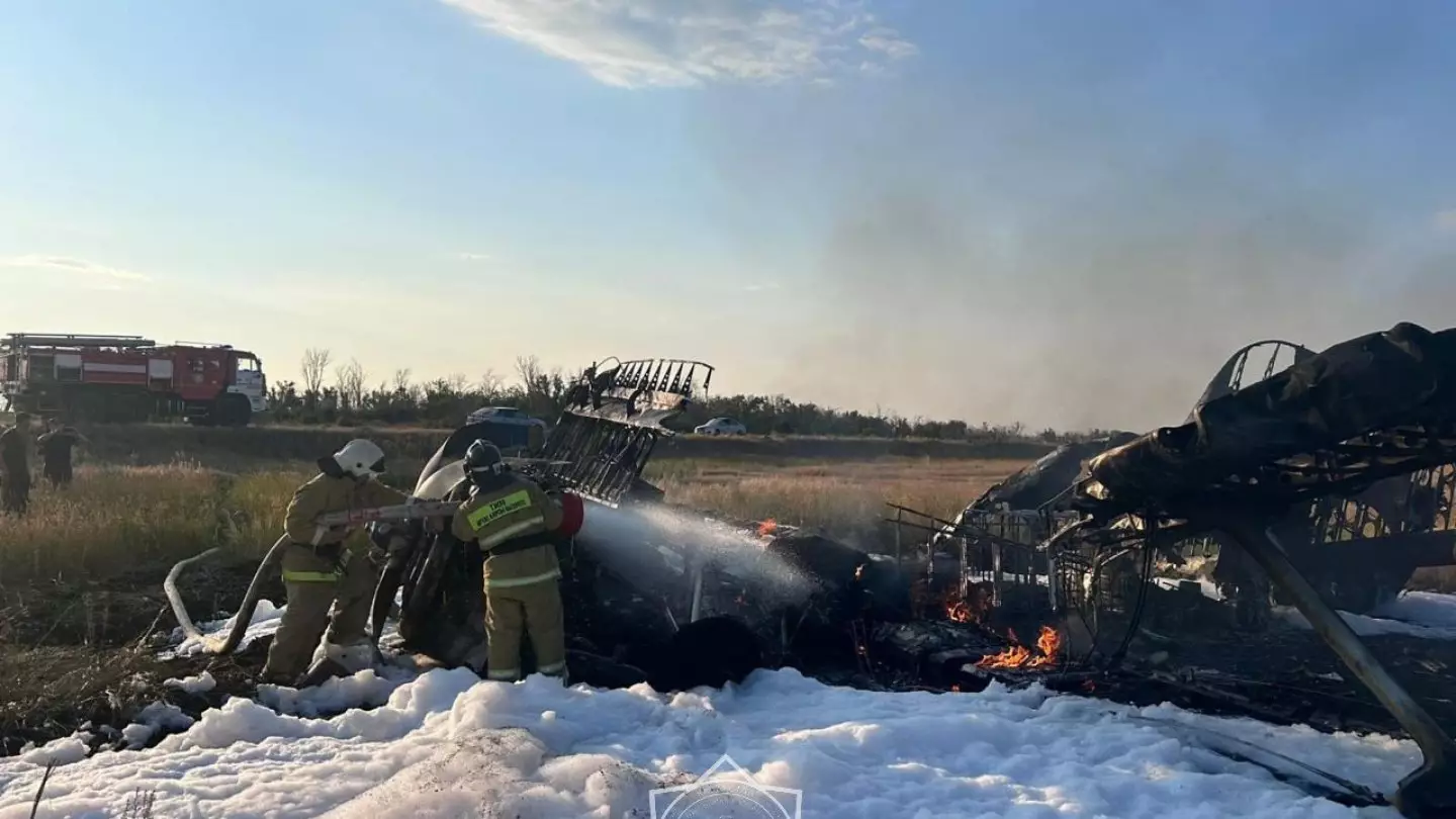 Самолет потерпел крушение в Акмолинской области