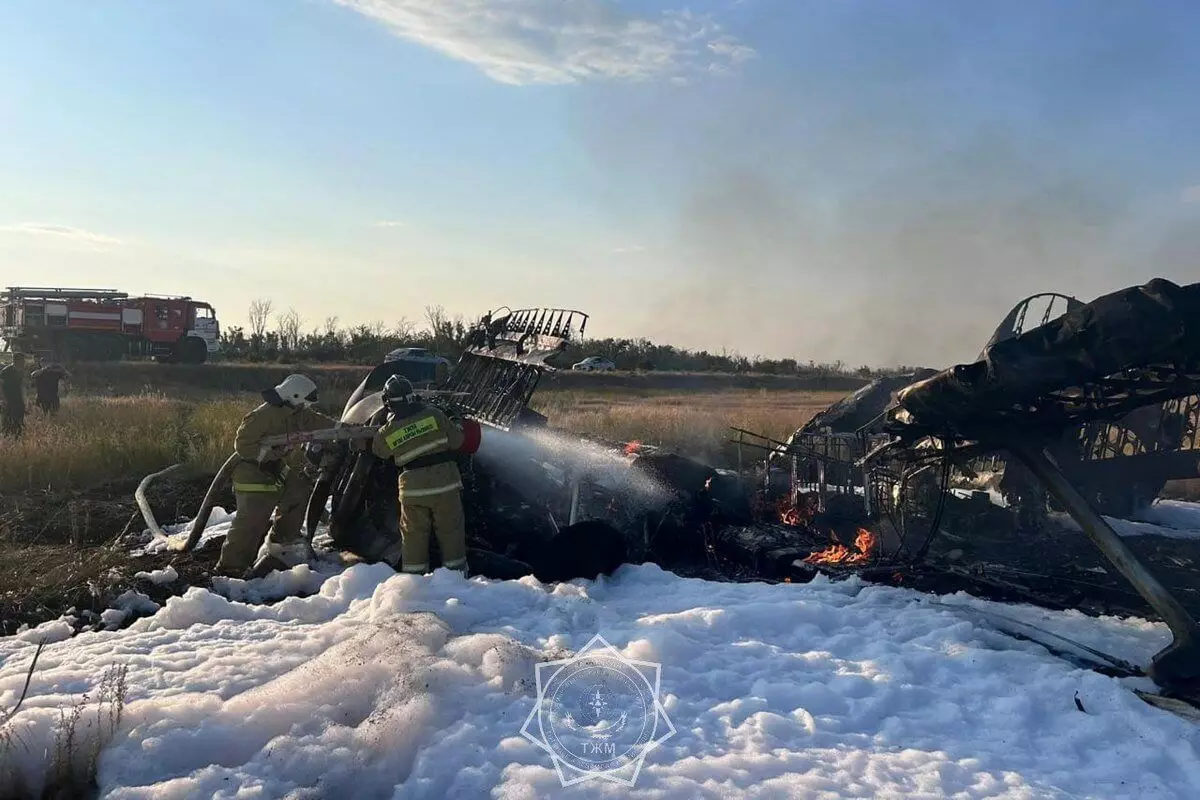 Самолет АН-2 потерпел крушение в Акмолинской области (ВИДЕО)