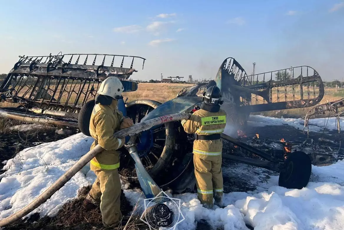 Крушение самолёта в Акмолинской области прокомментировали в Министерстве транспорта