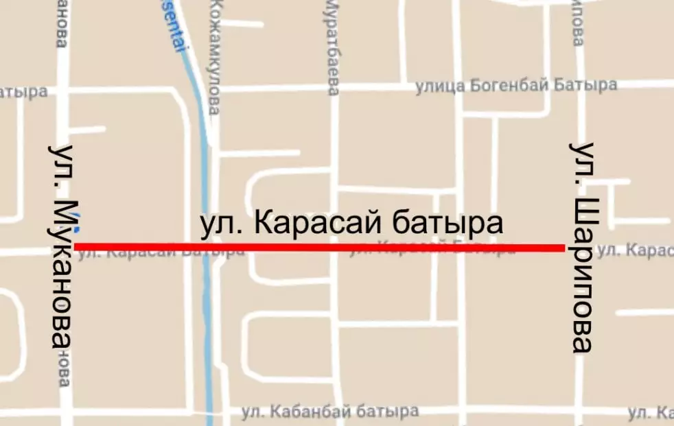 Движение на участке Карасай батыра будут ограничивать на протяжении трех дней в Алматы